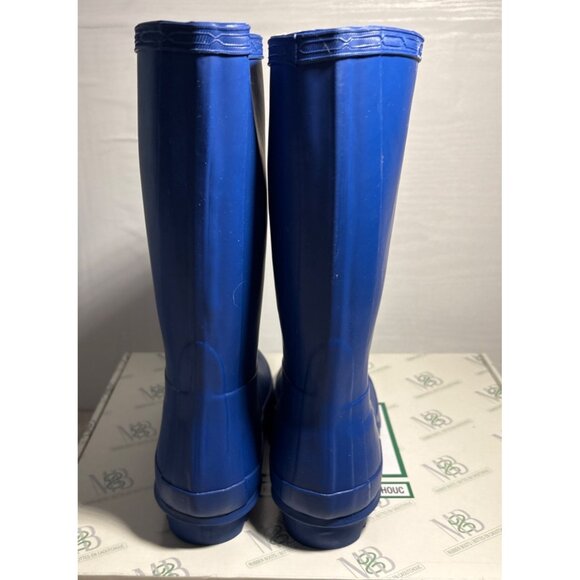 Boys Rubber Boots Waterproof M&B Moneysworth & Best Size 4 Tall Gloss Blue - Picture 12 of 12